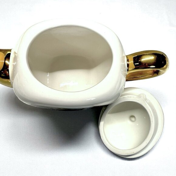 Vintage 1990s Thomas Kinkade “Home Is Where The Heart Is” Teapot, Teleflora 28oz - Picture 4 of 9